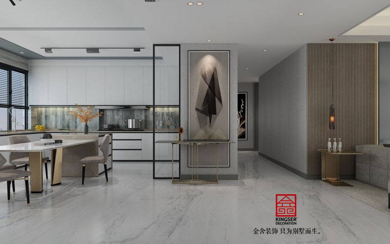 石家莊融創(chuàng)中心217平現代簡約風格裝修設計