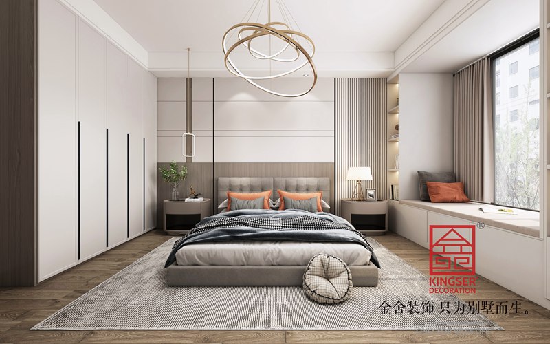 融創(chuàng)中心現(xiàn)代輕奢風(fēng)格客廳裝修設(shè)計