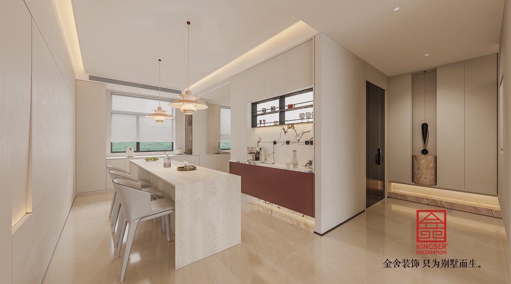 沙河自建別墅400平米現代簡約風格裝修-衣帽間